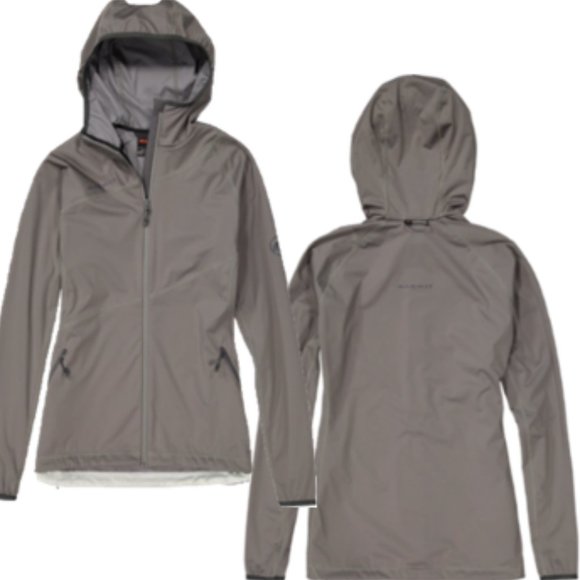 Mammut Lemah Hoody Midweight Softshell Full Zip Jacket -Gray - XS - Picture 1 of 11